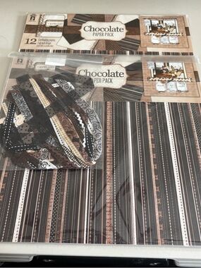 Chocolate Paper Pack Decorative Party Paper - Brown & Black new